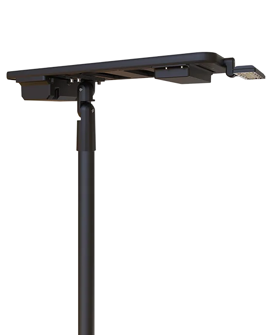 Luminaire LED solaire robuste EL-ASL08 avec batterie LifePO4 et structure en aluminium moulé sous pression